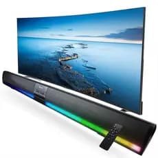 Caixa De Som Soundbar Bluetooth Tv Smart Com Controle Subwoofer Spekaer Home Auxiliar P2 Pc Note Rádio Fm SD USB