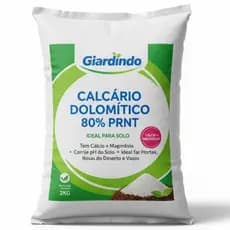 Calcário Dolomítico 80% PRNT Cálcio + Magnésio Corrige pH do Solo Ideal para Hortas Rosas do Deserto
