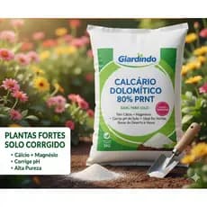 1kg Calcário Agrícola PRNT 85 | Corretivo de Solo e Adubo para Hortas, Jardins e Plantas
