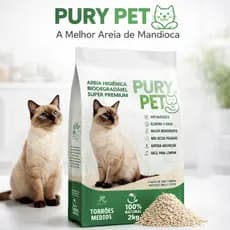 Areia Gato Biodegradável Premium Sem Poeira - 4kg