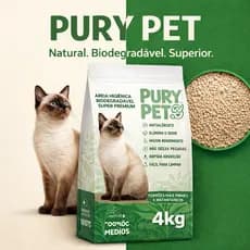 Areia Higiênica Biodegradável 4 Kg - Super Pet - Grãos Médios