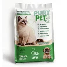 Areia Gato Biodegradável de Milho e Mandioca Cats 4 Kg (2 pacotes de 2 kg)
