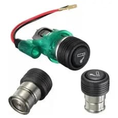 QC 3.0 36 W Tomada De Carregador De Carro Dual USB Carga Rápida Do Carro Soquete Com Interruptor Voltímetro Para 12 V/