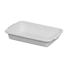 KIT 5 Bandejas Tempero Branca Expositora Multiuso 5,8Lts Churrasco Açougue Padaria