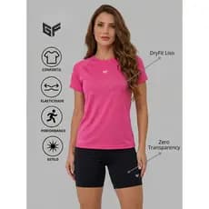Conjunto de Academia Feminino: Camiseta Dry Fit + Short Curto Suplex Fitness Tecido Premium - Conjunto para Treinar