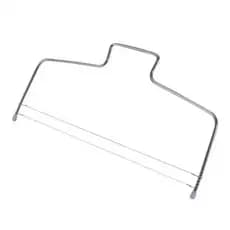 Cortador de Bolo Nivelador Fatiador De Bolos Com Fio Duplo Ajustável Em Inox 30cm