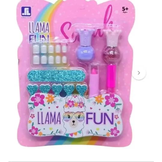 Kit Beleza Maquiagem Unha Manicure Infantil Princesinha Criança Filha Presente
