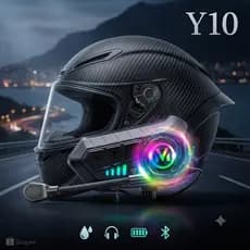 Fone De Ouvido Bluetooth Para Capacete Motocicleta Moto Intercomunicador Resistente Água