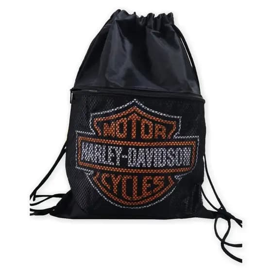 MOCHILA SACO ESPORTIVO CORDÃO COSTAS  LEVE MOTO MOTOBOY HARLEY DAVISON MULTIMARCAS