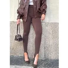 Calça Legguing Pezinho  Térmica Cintura Alta Reforçada Modeladora Leg Feminina
