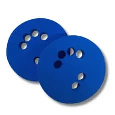 Halteres Redondos de EVA Hidroginástica Par Flutuante Natação Aquático Treino Piscina