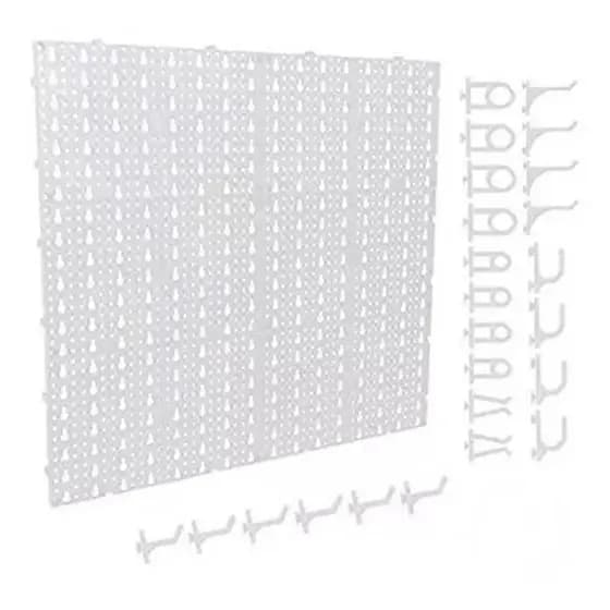 Painel P/ Ferramentas Plástico Perfurado - Organizador Branco