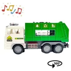Caminhão De Lixo Reciclagem Brinquedo Com Som E Luz Brinquedo á Pilha Profissões