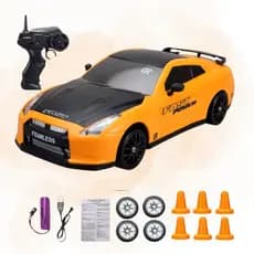 Brinquedo Carrinho de Carro Drift 4x4 Corrida Racing Rally Bateria  Com Controle Remoto Recarregável