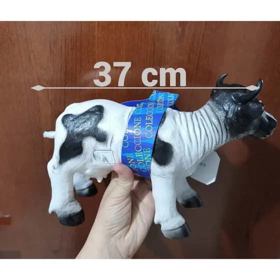 Vaca de Borracha brinquedo Macia Realista – 37cm | Brinquedo Infantil / Educativo