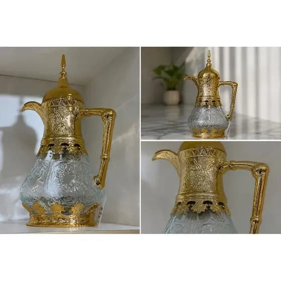 Jarra de água dourada luxuosa 1.6 litro