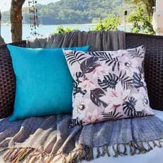 Kit 2 Capas de Almofadas Impermeáveis 45x45 – Decorativas para Sala, Área Gourmet e Varanda Linda Decor
