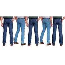 Kit 5 Calças Jeans Masculina Estilo Country Ref: 334