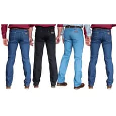 Kit com 4 Calças Jeans Masculina Country Estilo Rodeio Ref: 109