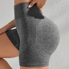 KIT 2 Short Feminino academia Levanta bumbum Esportivo Academia Yoga Confortável cintura Alta