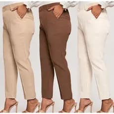 calça alfaiataria feminina roupas plus size  calça social casual elegante  feminina