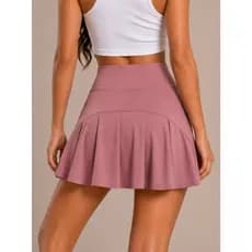 Short Saia Poliamida Feminino Cintura Alta Fitness Academia Yoga Importado Conforto e Estilo para Treino e Dia a Dia