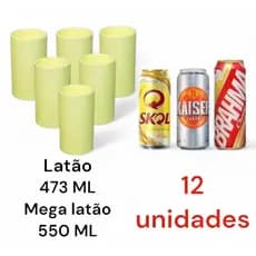 kit porta latão em isopor 12/24 /48unidades porta latão térmico