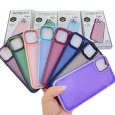Capa SPACE acrilica Fosca Anti Impacto para IPhone 15 Ao 16 pro max - Space Collection fosca