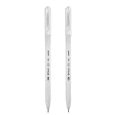 2 Canetas em Gel Branca Design e Marcação de Sobrancelha
