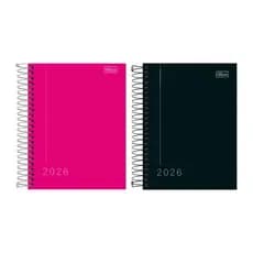 Agenda 2026 Espiral Capa Dura Diária 11,7 x 16,4 cm Pepper Tilibra