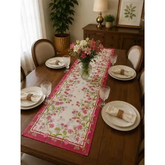 Caminhos de mesa Linhão Estampas Sortidos 1,40X40cm - KIT 2 Unidades