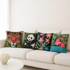 Kit Com 03 Capas Almofada Star Estampas Sortidas