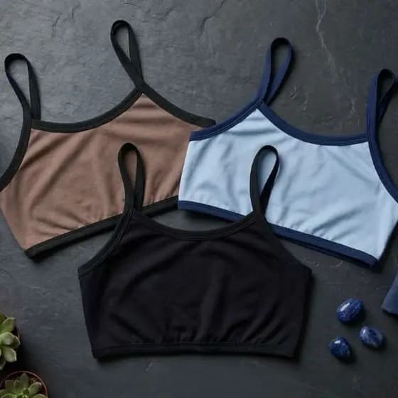 Kit 3 tops Femininos Casual Versatil Top para academia e dia dia feminino