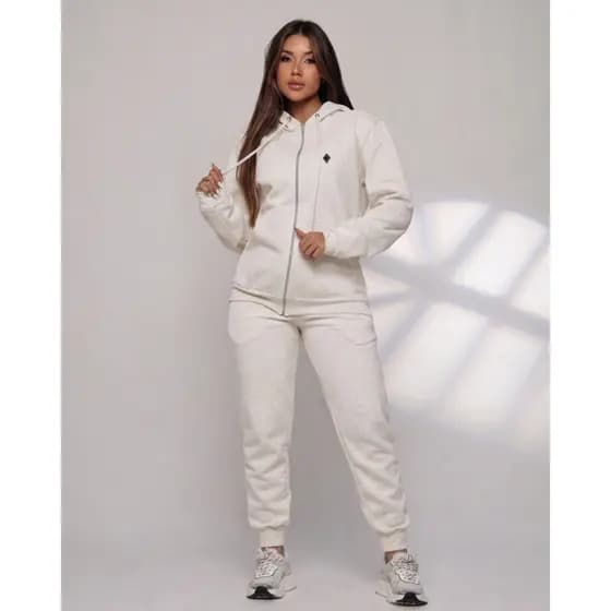 Conjunto Moletom Feminino Casual Blusa de Frio e Calça Moletom Femininos Inverno