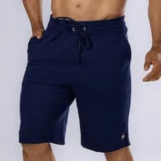 Bermuda Short Moletom Masculino Tradicional Calção Masculino Básico Bermuda Masculina