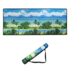 Esteira Praia Térmica Estampada 170x70 Tapete Alumínio Dobrável Alça