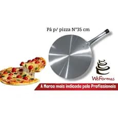 pa para pizza N°35 cm uso profissional super resistente em aluminio