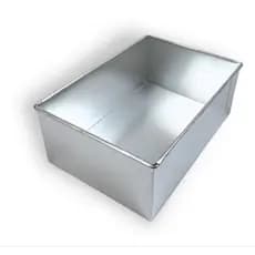 forma retangular alta 30x22x10 profissional alumínio