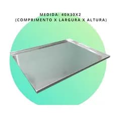 forma rocambole/bolo de rolo 40x30x2 uso profissional