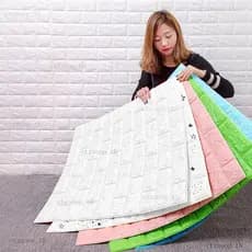Papel De Parede Adesivo 3d Infantil Espuma Tijolo Para Quarto