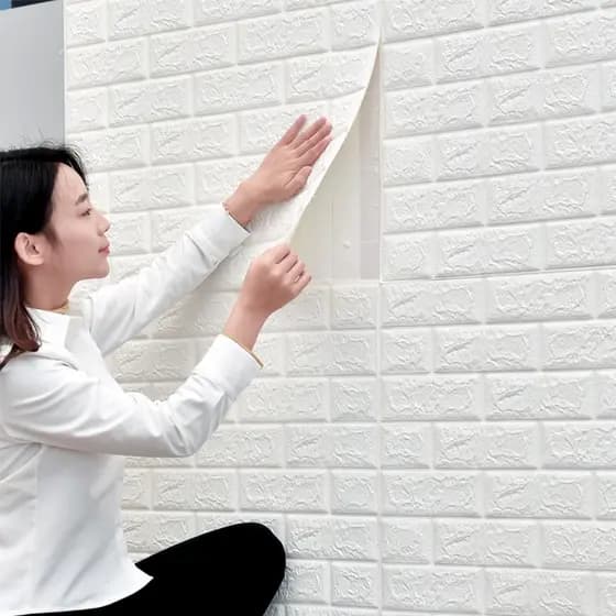 Papel De Parede Adesivo 3d Infantil Espuma Tijolo Para Quarto