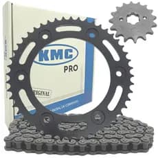 Kit Relação Transmissão Nxr Bros 160 Xre 190 S/Retentor Kmc Pro 881586