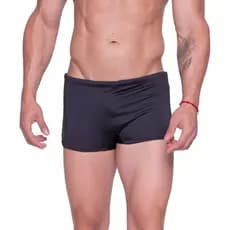 Sunga Boxer Box Cores Lisas Adulto Moda Praia Masculina Lycra Top de Linha