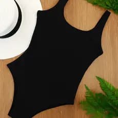 Maio de Suplex Forrado, Do P ao GG Preto ou Onça Roupa de Banho Piscina Parque Aquático