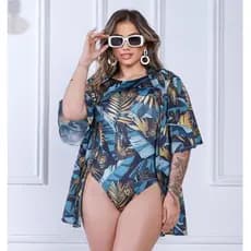 Conjunto Pareo Mais Maio Feminino Body Luxo