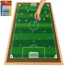 Tabuleiro Campo Futebol De Botão Com Times Para Diversão Em Familia Brincadeira Para Salão De Jogos Presente Aniversário
