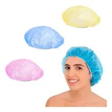Touca De Banho Impermeável Reutilizável Estampa Kit 3 Unidades