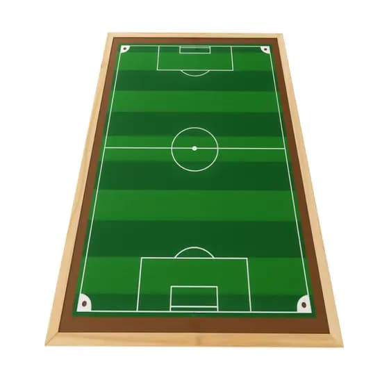 Quadro Futebol Mesa Para Jogar Jogo de Botao Times Adversarios Lazer Diversao Competir Brincadeira