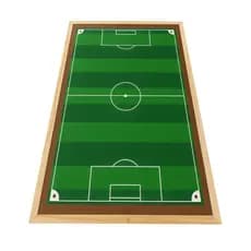 Quadro Futebol Mesa Para Jogar Jogo de Botao Times Adversarios Lazer Diversao Competir Brincadeira
