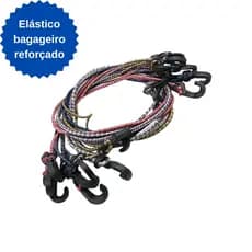 Elástico Extensor 2 Metros Bagageiro Gancho Resistente Amarra Carga Carro Moto Bicicleta